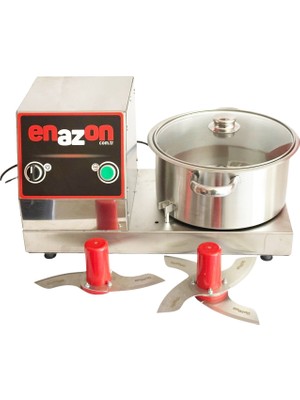 Enazon 500-800 Watt Güçlü Soğan Sebze Tarhana Doğrama Makinesi 3 kg Kapasite ile Modern Blender