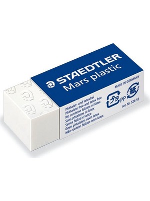 Staedtler Mars Plastik Silgi 526 53 Fitalat ve Lateks İçermeyen Uzun Ömürlü 1 Adet
