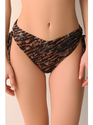 Suwen Dora Yüksek Bel V Kesim Bikini Alt