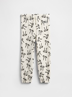 Gap Kız Bebek Kırık Beyaz Relaxed Logo Pull-On Jogger Eşofman Altı