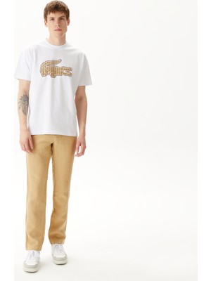 Lacoste Erkek Slim Fit Chino Bej Pantolon