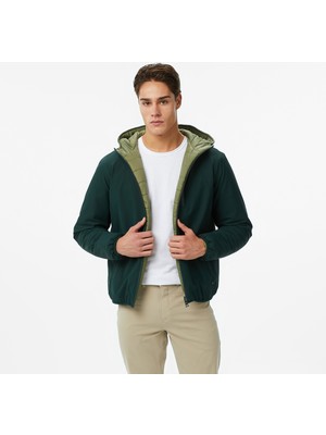 Nautica Erkek Yeşil Regular Fit Çift Taraflı Mont