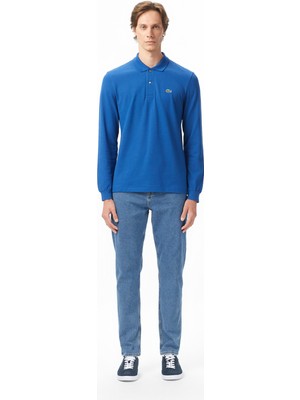 Lacoste Erkek Regular Fit Mavi Jean Pantolon