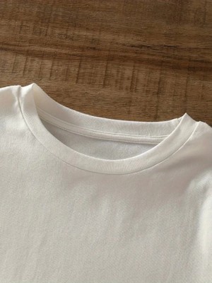 Korpe Elektro Korpeelektro Baskılı Oversize Bisiklet Yaka T-Shirt - Beyaz