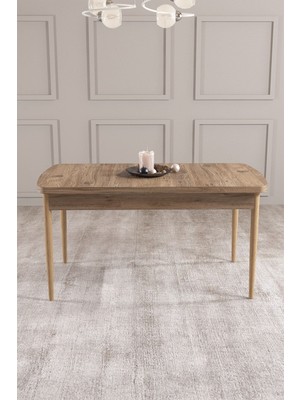 Shoovvel Pure Beyaz 60X90 Mdf Ahşap Ayaklı Sabit Üst Kalite Mutfak Masası, Yemek Masası, Salon Masası
