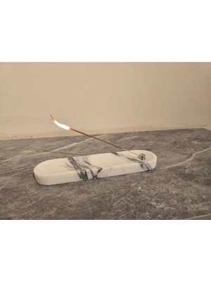 Kaelite Lüks Mermer Tütsülük - Minimalist Tasarım ve Kül Tutucu Hazne