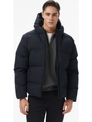 Nautica Erkek Siyah Regular Fit Mont