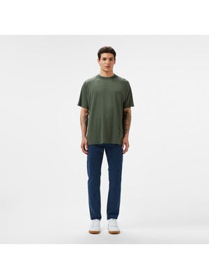 Lacoste Erkek Slim Fit Mavi Jean Pantolon