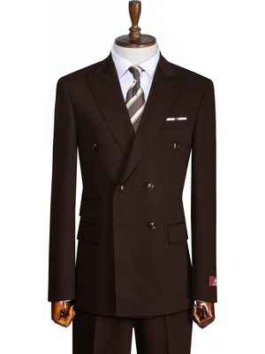 İlayda Emir Luxury, Slimfit, Kruvaze, Kırlangıç Yaka, Erkek Takım Elbise