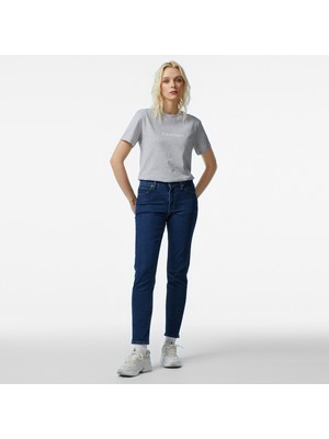 Calvin Klein Mr Slim - Mid Kadın Lacivert Jean