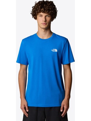 The North Face M S/s Sımple Dome Tee Mavi Erkek Kısa Kol T-Shirt