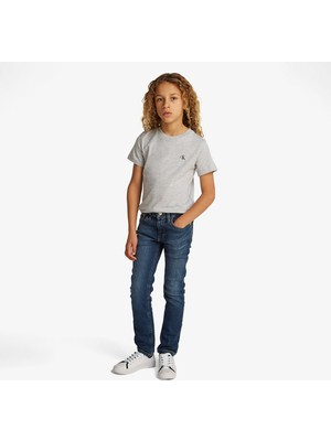 Calvin Klein Çocuk Mavi Pantolon