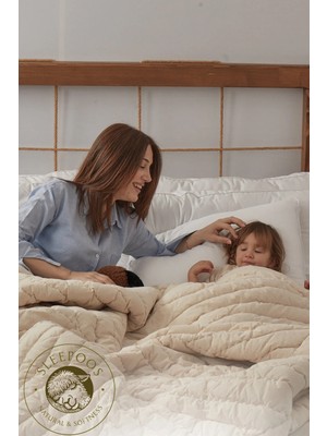 Sleepoos El Yapımı %100 Organik Pamuk Yorgan 195X215