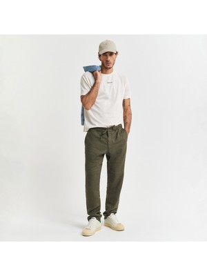 Gant Erkek Yeşil Relaxed Fit Pantolon