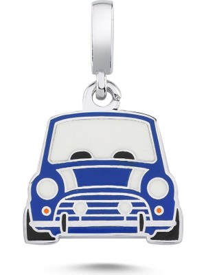 Silverize Mini Cooper Gümüş Kolye Ucu ARB43