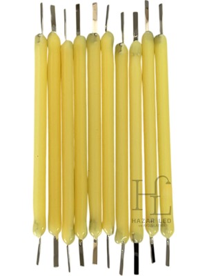 Hazar Led 12 Volt 38MM LED Filament Beyaz Retro Tungsten Filament 10 Adet