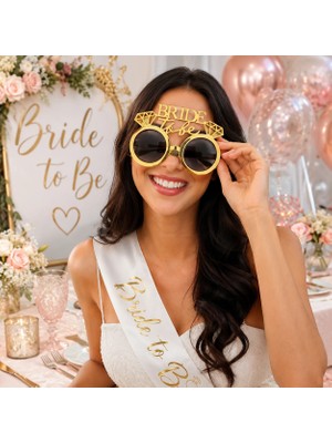 Dodomar Bride To Be Gold Elmaslı Parti Gözlüğü Bekarlığa Veda Parti Aksesuarı
