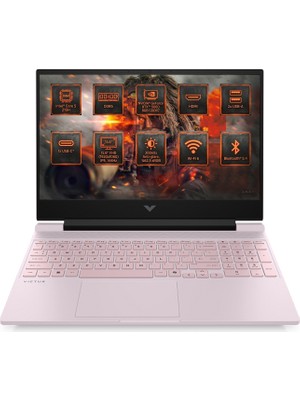 Hp victus 15 Intel Core 5 210H 40GB 1tb SSD 8 GB RTX5060 15.6" Fhd 144Hz Freedos Gaming Laptop, Notebook C21SPEA 005