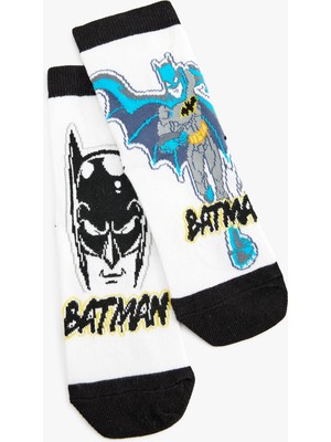 Koton 2'li Batman Baskılı Çorap Seti Lisanslı