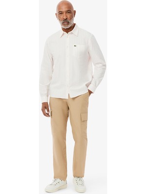 Lacoste Regular Fit Lightweight Cotton Cargo Pants