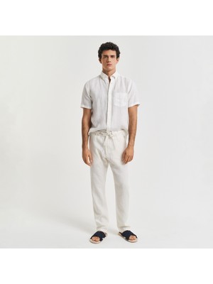 Gant Erkek Krem Relaxed Fit Pantolon