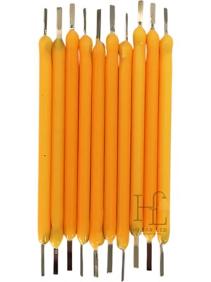 Hazar Led 12 Volt 38MM LED Filament Sarı (Amber) Retro Tungsten Filament 10 Adet