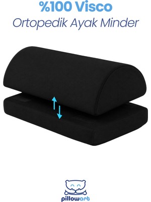 Pillowart Ortopedik Visco Ayak Dayama Minderi – Ergonomik Ayak Desteği