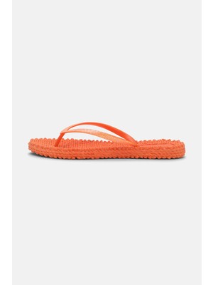 Ilse Jacobsen Hot Orange CHEERFUL01 - Turuncu Simli Parmak Arası Terlik