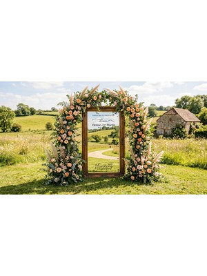 Lora Wedding Nişan Ayna Yazısı Isme Özel 50CM Altın | Dance Me To The End Of Love ve Isimleriniz Yazılı Söz Nişan Düğün Için Karşılama Ayna Yazısı Sticker, Folyo, Vinil