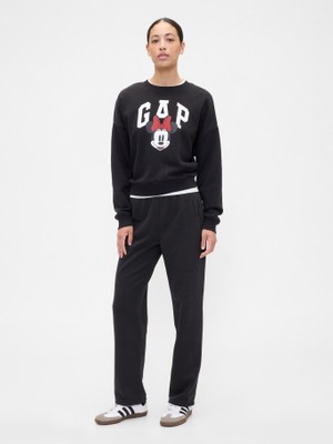 Gap Kadın Siyah Logo Pull-On Slim Eşofman Altı