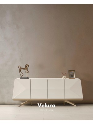 Velura Home & Living Vakko Konsol - Gold (Ayna Hariç)