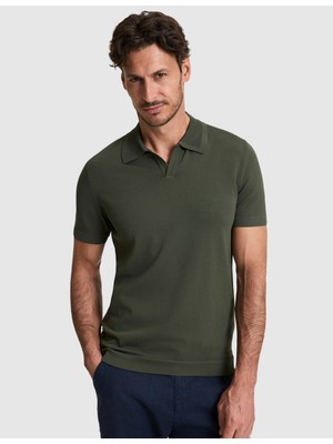 Pierre Cardin Erkek Ekru Slim Fit Polo Yaka Triko Tişört 50324073-VR027
