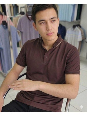 Beystil Erkek Kahve Polo Yaka T-Şhirt 263464