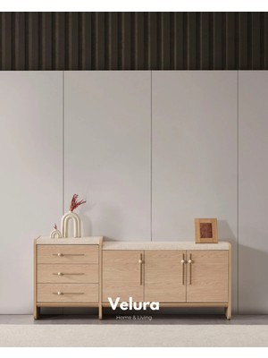 Velura Home & Living Defne Konsol - Naturel Meşe (Ayna Hariç)