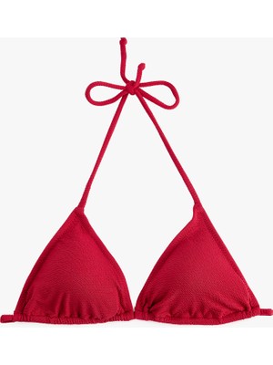 Koton Dokulu Üçgen Bikini Üstü