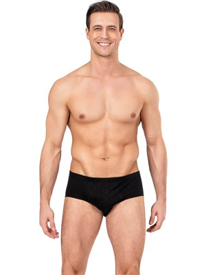 Obje Erkek Siyah Penye Slip