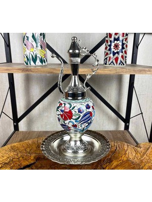 Çini Evi Kurumsal Hediye Vazo Tabak Seti