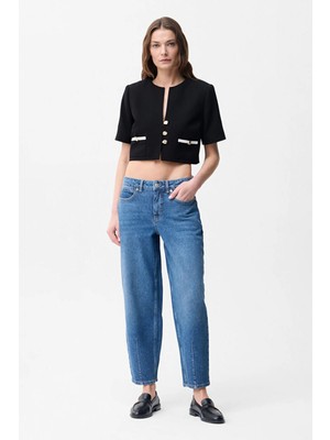 adL  Pens Detaylı Denim Pantolon Lacivert 15346879000