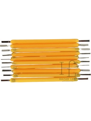 Hazar Led 3 Volt 38MM LED Filament Gün Işığı Retro Tungsten Filament 10 Adet