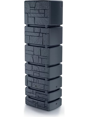 Prosperplast Tower Stone Yağmur Suyu Deposu 350 L Antrasit