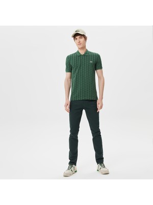 Lacoste Erkek Slim Fit Yeşil Pantolon