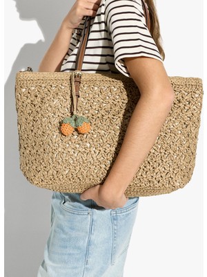 Parfois Kadın Hasır Efektli Shopper Çanta