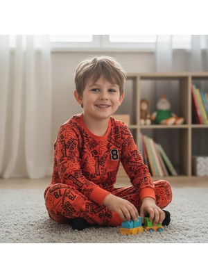 Bonbon Çocuk Desenli 2'li Pijama Takımı CB1000