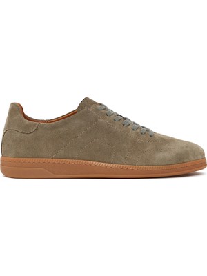 Derimod Erkek Açık Yeşil Bağcıklı Süet Deri Sneaker 26SFD633310