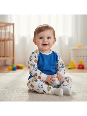 Bonbon Çocuk Top Baskılı  2'li Takım CB1015