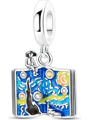 Fubena Van Gogh Yıldızlı Gece ve Rüya Kitabı Sallantılı Charm