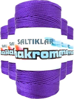 Royaleks Group 5 Adet Polyester Makrome Ipi 4250 Mor 100 gr