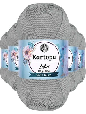 Royaleks Group 5 Adet Lotus Bikini Büstiyer Bluz Örgü Ipi  K941 Açık Gri