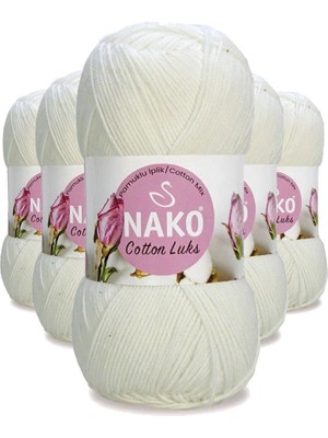 Royaleks Group 5 Adet Cotton Lüks Yelek Tunik Kazak Bluz Hırka Ipi Yünü Süt Beyaz 97570