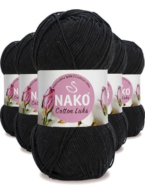 Royaleks Group 5 Adet Cotton Lüks Yelek Tunik Kazak Bluz Hırka Ipi Yünü Siyah 97568